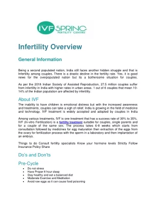 Infertility Specialist in Mumbai | IVF Spring