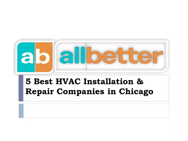 5 best hvac installation repair companies