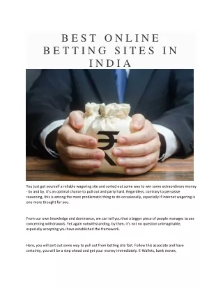 Best online betting sites in India