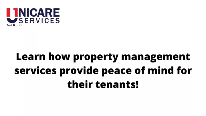 learn how property management services provide