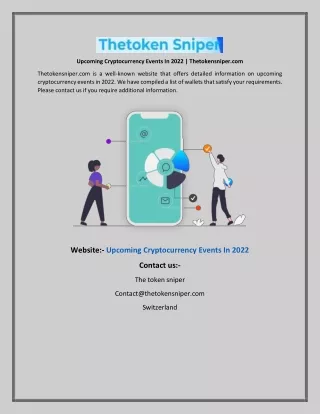 Upcoming Cryptocurrency Events In 2022 | Thetokensniper.com