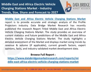 Middle East and Africa Electric Vehicle Charging Stations Market Detailed