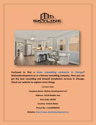 Home Remodeling Contractors Chicago | Skylinedevelopment.co