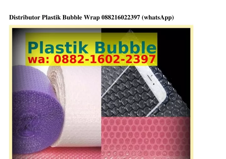 distributor plastik bubble wrap 088216022397