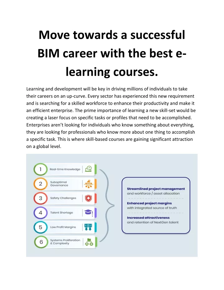 move towards a successful bim career with