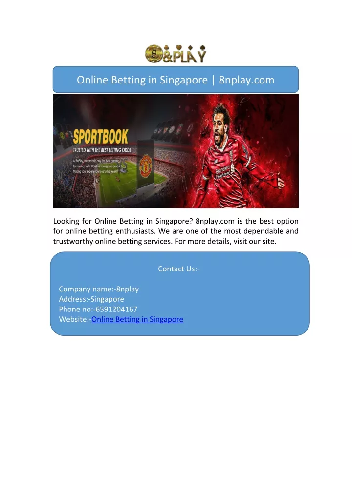 online betting in singapore 8nplay com