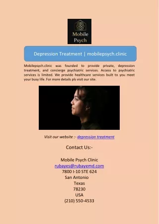 depression treatmentDepression Treatment | mobilepsych.clinic