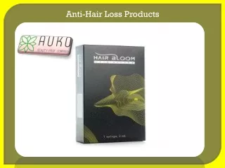 Anti-Hair Loss Products