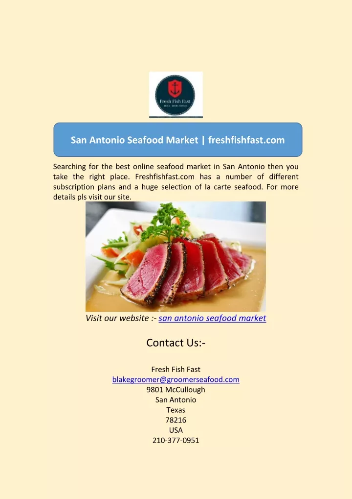 san antonio seafood market freshfishfast com