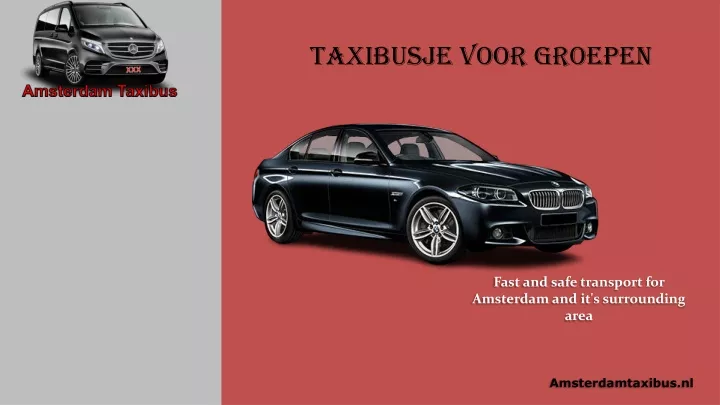 taxibusje voor groepen