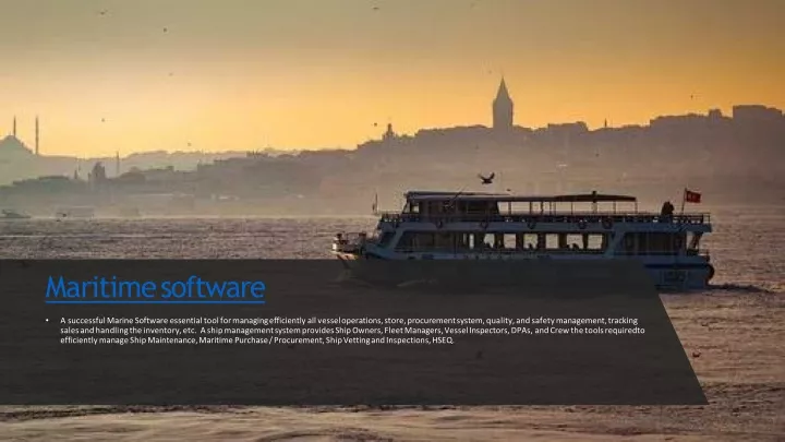 maritime software