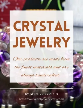 Get the Fashionable Crystal Jewelry