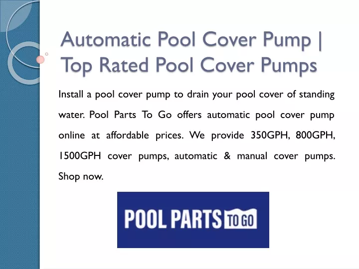 automatic pool cover pump top rated pool cover pumps