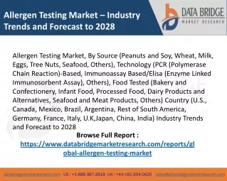 Allergen Testing Market