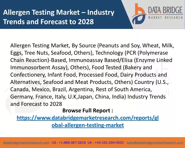 allergen testing market industry trends