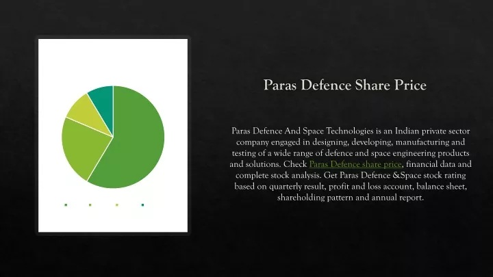 paras defence share price