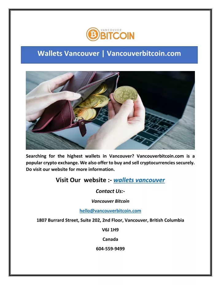 wallets vancouver vancouverbitcoin com