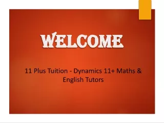 welcome