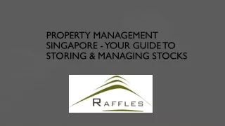 property management singapore your guide