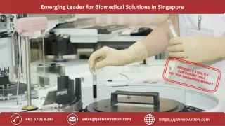 Emerging Leader for Biomedical Solutions in Singapore