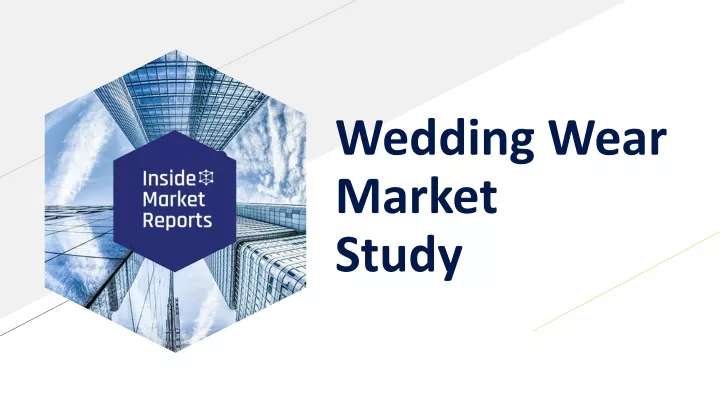wedding wear market study