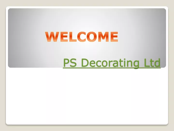 ps decorating ltd