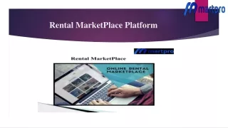 rental marketplace platform