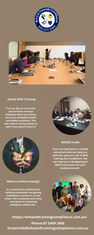 Ensure Safety at Workplace with Workplace Health and Safety training at Queensla