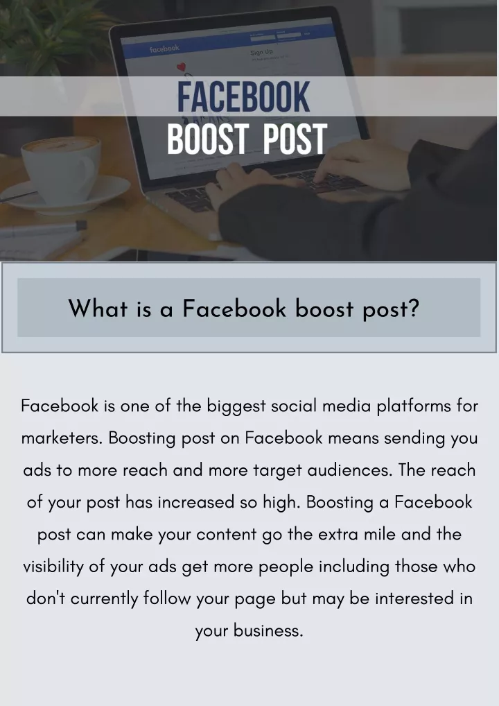 what is a facebook boost post