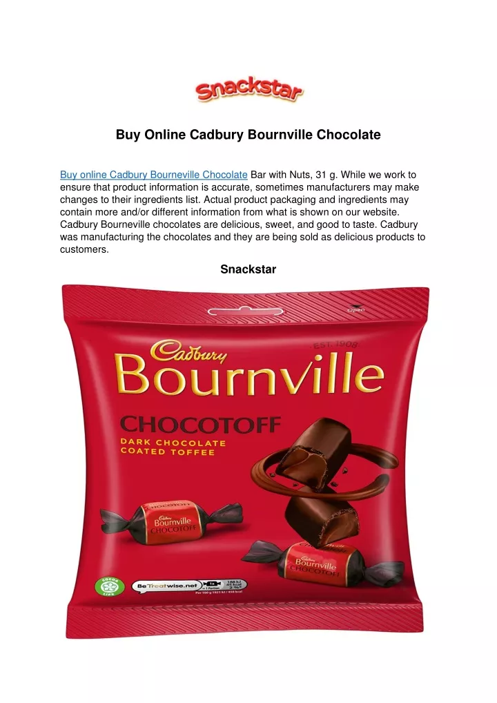 buy online cadbury bournville chocolate