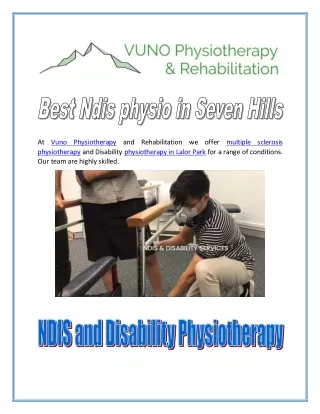 Best Ndis physio in Seven Hills