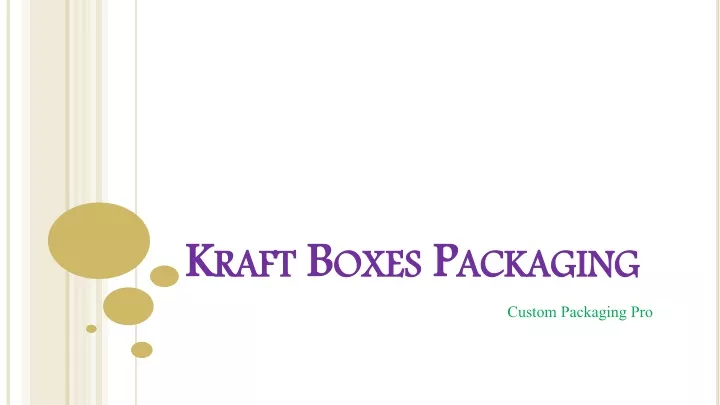 kraft boxes packaging