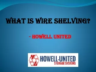 what is wire shelving