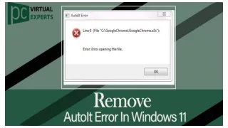 How to Solve "Remove AutoIt Error In Windows 11/10"?