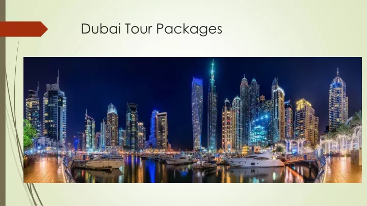 dubai tour packages