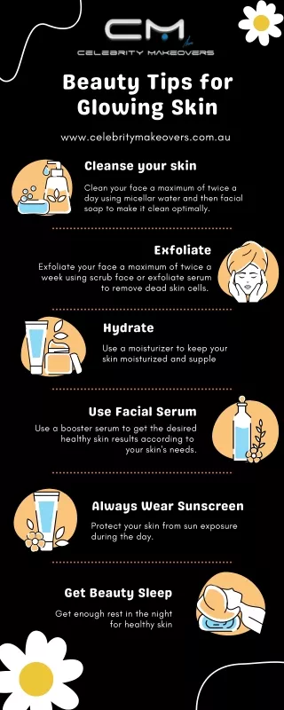 Tips For Glowing Skin | Formal makeup services