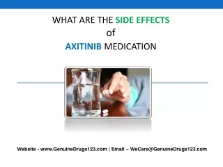 what are the side effects of axitinib medication