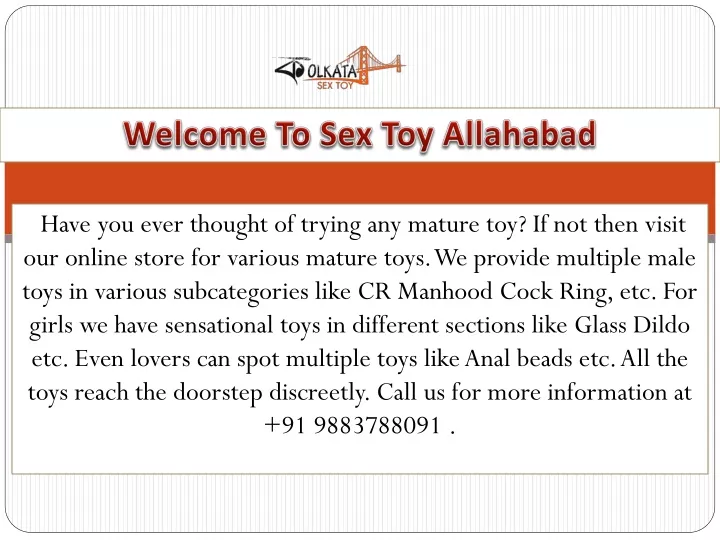 welcome to sex toy allahabad