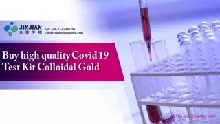 Buy high quality Covid 19 Test Kit Colloidal Gold