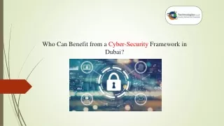 who can benefit from a cyber security framework
