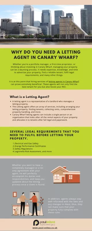 Why Do You Need a Letting Agent in Canary Wharf