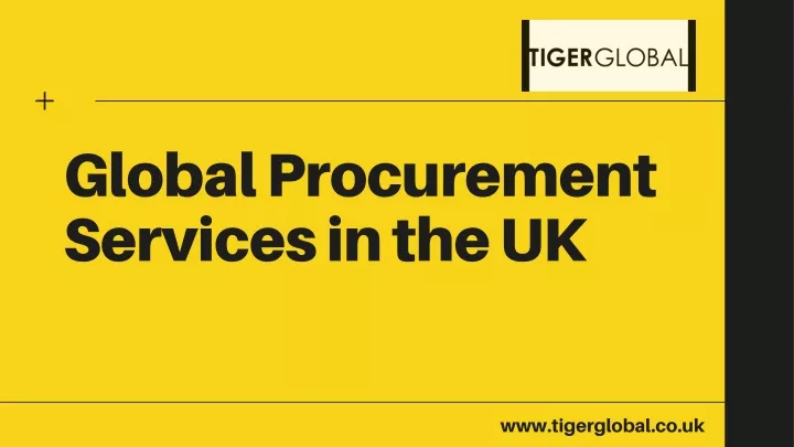 global procurement services in the uk