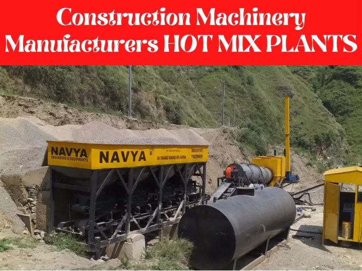 construction machinery manufacturers