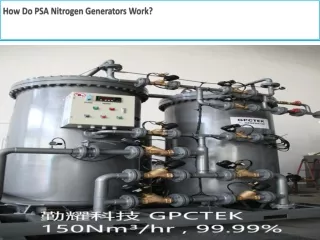 How Do PSA Nitrogen Generators Work