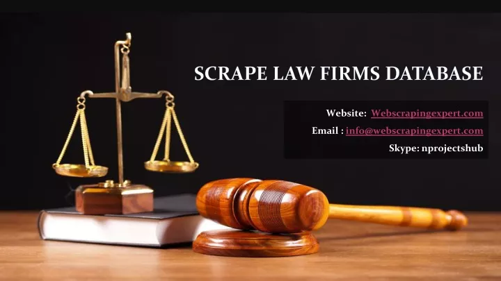 scrape law firms database