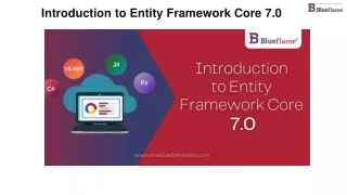 Introduction to Entity Framework Core 7.0