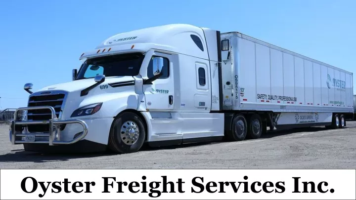 oyster freight services inc