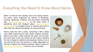 everything you need to know about henna