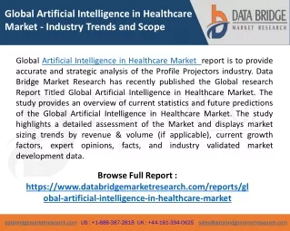global artificial intelligence in healthcare