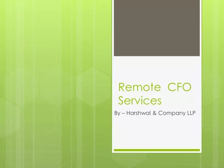 remote cfo services